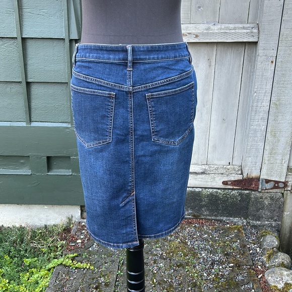 J.Jill Denim Skirt 4 - Picture 3 of 11